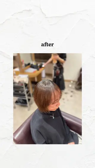 ショート KIOX所属・小森 有紗のヘアスタイル