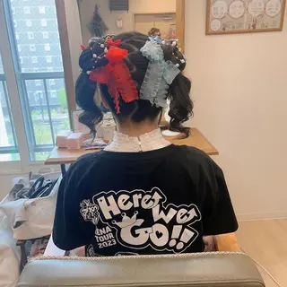 ヘアアレンジ HempBeauty 浅野アサミのヘアスタイル