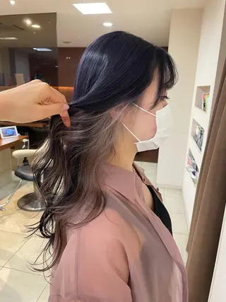 ロング カラー ヘアアレンジ 【Sweep】おじま のぞみのヘアスタイル