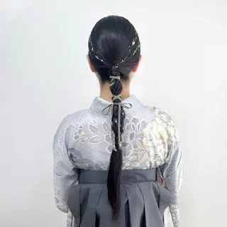 ロング ヘアアレンジ ヘアセットサロン /上坪愛美のヘアスタイル