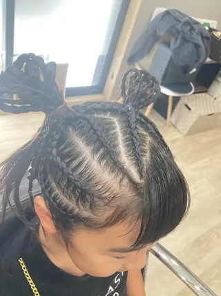 ヘアアレンジ キッズ Hair room Leaのヘアスタイル