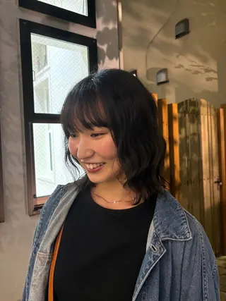 パーマ 川村 真夕のヘアスタイル