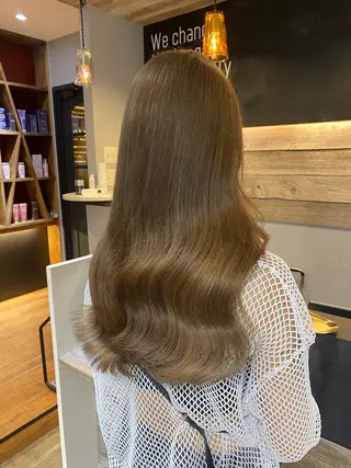 ロング カラー 前田 竜一のヘアスタイル