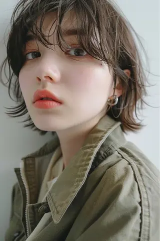 ショート カラー lana hair 新宿/髪質改善/韓国のヘアスタイル