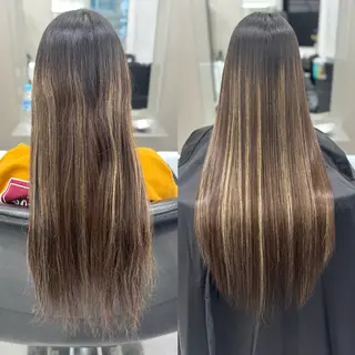 ロング 鈴木 美穂のヘアスタイル