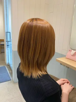 ミディアム エリア唯一🌈ᵕ̈* 派手髪モリヤ🌺のヘアスタイル