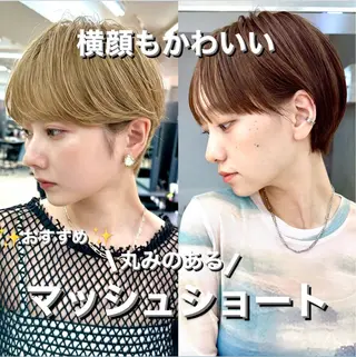 ショート 骨格診断で絶対可愛い ✨丸みショート✨凌弥のヘアスタイル