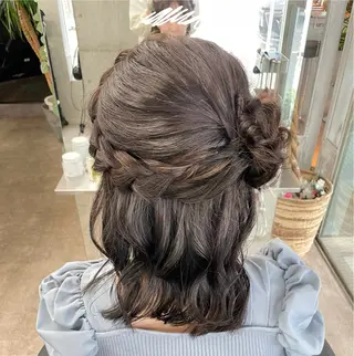 ヘアアレンジ 速水 ゆきののヘアスタイル