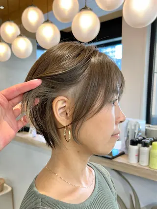 ショート 🩵縮毛矯正/ブリー チ/髪質改善/いつかのヘアスタイル