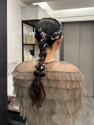 ヘアアレンジ 銀座/ヘアセット シマムラ ミホのヘアスタイル