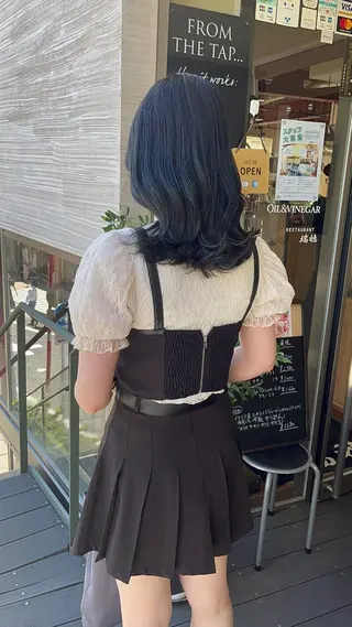 セミロング カラー パーマ 佐藤優太朗 似合わせ/髪質改善のヘアスタイル