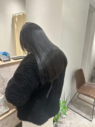 ロング カラー やました りの☁のヘアスタイル