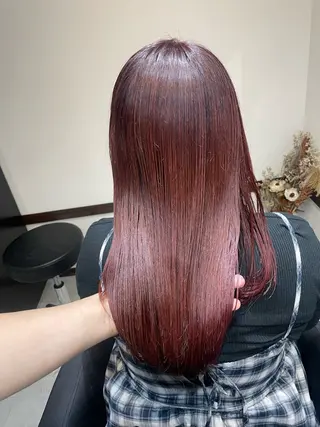 セミロング カラー hair studio PEACE所属・寺本 早希のヘアスタイル