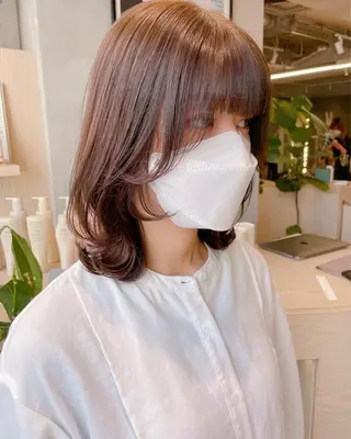 ミディアム 銀座/レイヤーカット 🤍内野すみれのヘアスタイル