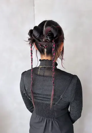 ロング 可児 令路のヘアスタイル