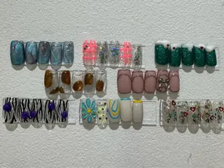 ネイル 個性派ネイル 🌼 ハルカ ♡のマツエク・マツパデザイン