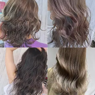 カラー EMANON新宿南口所属・🦄中性ウルフ ☁️Shiori🦄のヘアスタイル