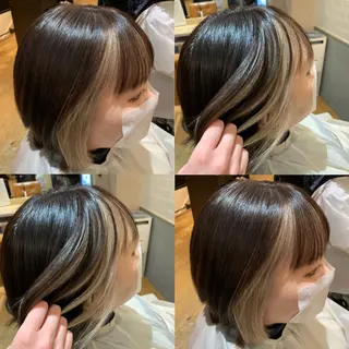 ショート カラー 🦋韓国ヘア 坂本 菜摘🦋のヘアスタイル