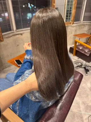セミロング カラー 画 kirikaのヘアスタイル