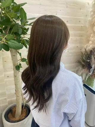 ロング カラー 韓国ヘア／艶カラー minamiのヘアスタイル