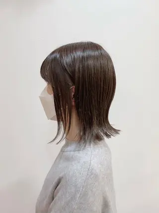 ミディアム カラー ノーブル美容室イオン高橋店所属・鈴木 純子のヘアスタイル