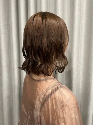 パーマ レイヤーカット/ パーマ‪/表参道のヘアスタイル