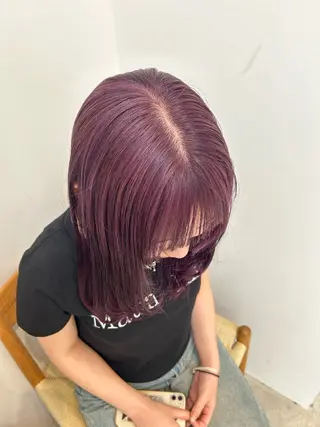 ロング カラー ヘアアレンジ yuka .のヘアスタイル