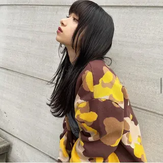 ミディアム カラー ヘアアレンジ 韓国/髪質改善💘 櫻井かれんのヘアスタイル