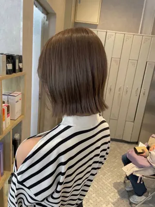 ショート 女性スタイリスト専門サロン Zina 天神西通り所属・艶髪韓国ヘア MANAMI🎀のヘアスタイル