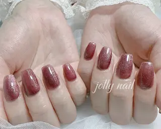 ネイル Jolly チップ長さだしのネイルデザイン