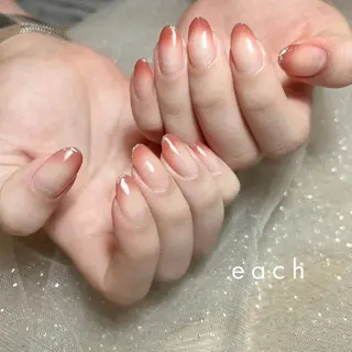 ネイル 𝒆𝒂𝒄𝒉 kanako 🕊のネイルデザイン