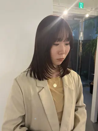 ミディアム カラー 村田 りょうやのヘアスタイル