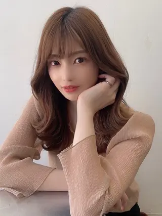 ロング 井田 勇馬のヘアスタイル