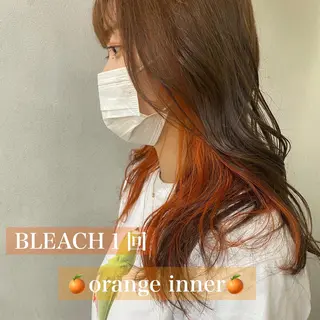 ロング カラー 舟橋 りんかのヘアスタイル