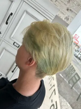 カラー メンズ そら୨୧˖men's /デザインカラーのヘアスタイル