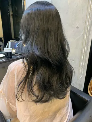 ロング カラー 柔らかブラウン/顔周 りレイヤー♡ユウシのヘアスタイル