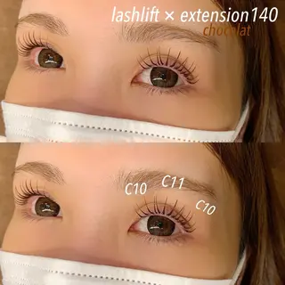 マツエク・マツパ EYELA甲府昭和 hiraiのマツエク・マツパデザイン