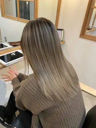 セミロング カラー Matsubara asuka  ☪︎のヘアスタイル