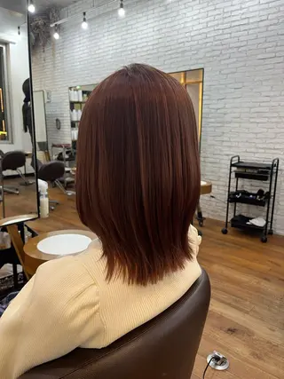 ミディアム カラー メンズパーマ/ ももかのヘアスタイル