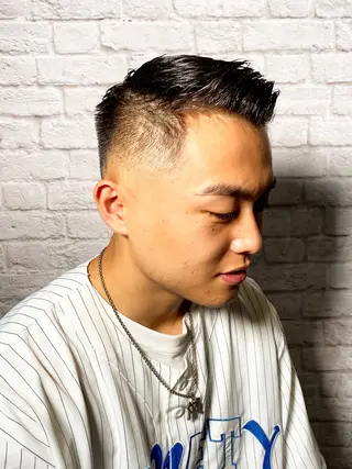 ショート カラー パーマ ヘアアレンジ メンズ メンズカット/パーマ 山崎航平💈のヘアスタイル