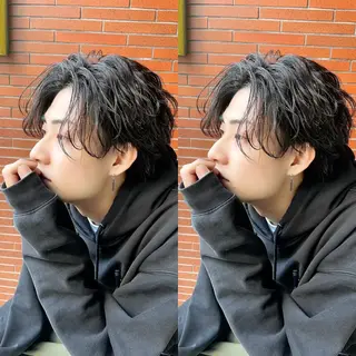 パーマ メンズ メンズ特化💎 韓国風💎クニミツのヘアスタイル