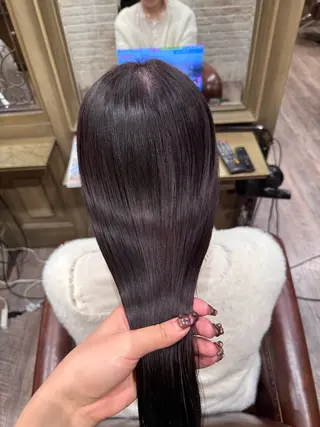 カラー 12月予約不可 /オギノアオリのヘアスタイル