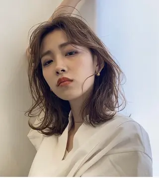 ロング カラー パーマ Libelle hair salonのヘアスタイル