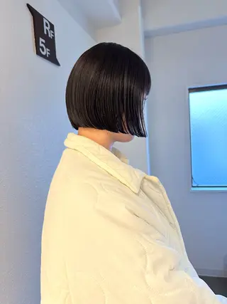 ミディアム 透明感カラー🥣 大平優香のヘアスタイル