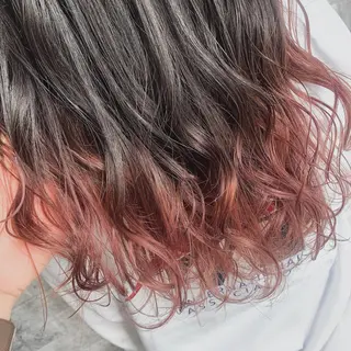 セミロング カラー ヘアアレンジ 新宿color🐝 AYAKA🌈💖のヘアスタイル