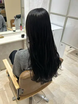 ロング カラー 💙まこと💙艶 カラー(Rico)のヘアスタイル