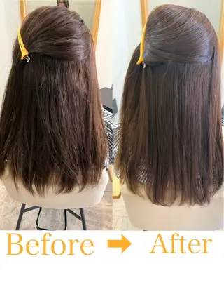 セミロング パーマ 沢登 穂乃香のヘアスタイル