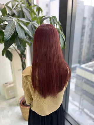 ロング カラー ヘアアレンジ 韓国風🤍グレ ージュ🤍たくみのヘアスタイル