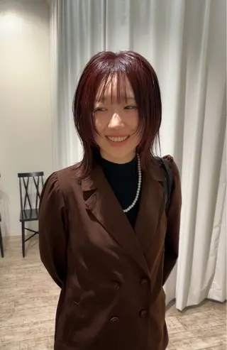 ミディアム behive  駅前店所属・菊地 桃花のヘアスタイル