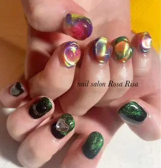 ショート ネイル ネイルスタジオ シェイクユアハンズのネイルデザイン